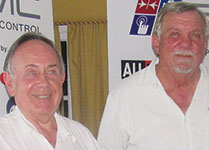 From l: John Owen Ellis; Hennie Prinsloo.